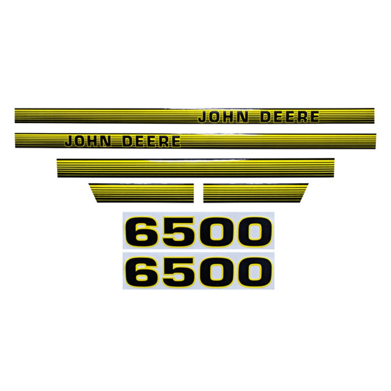 Decal Set for John Deere 6500 Mylar – Hood Only