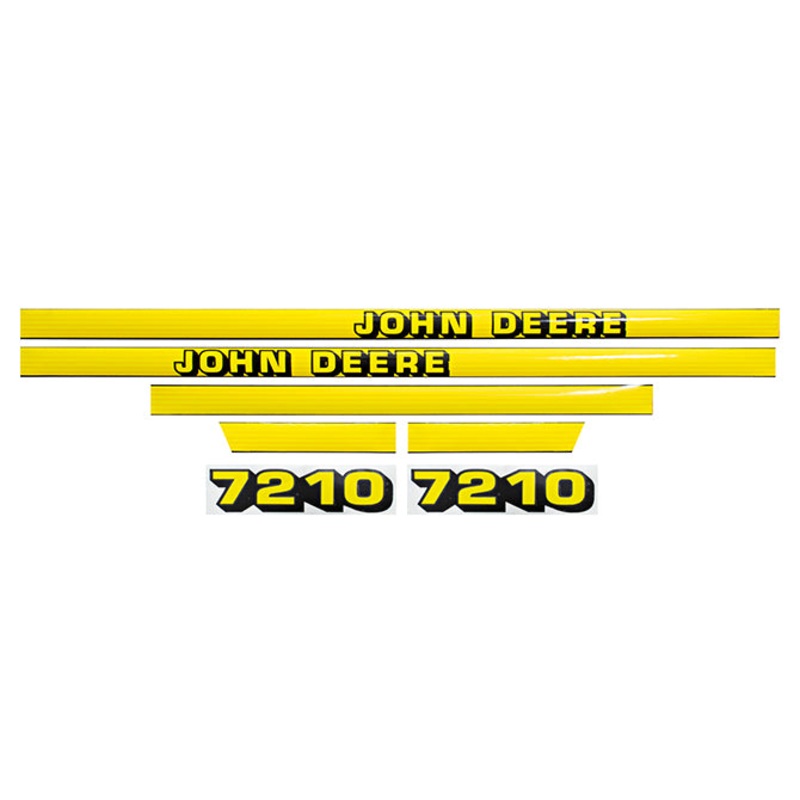 Decal Set for John Deere 7210 Mylar – Hood Only