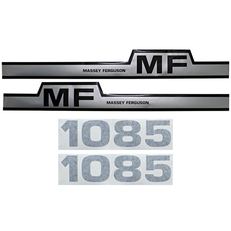 Decal Set for Massey Ferguson 1085 Mylar – Hood Only