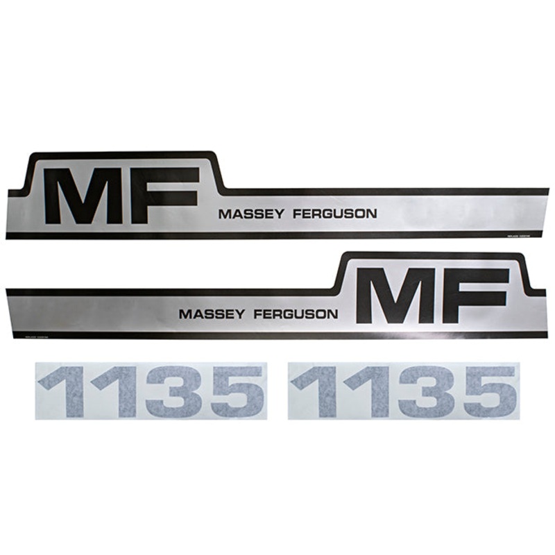 Decal Set for Massey Ferguson 1135 Mylar – Hood Only