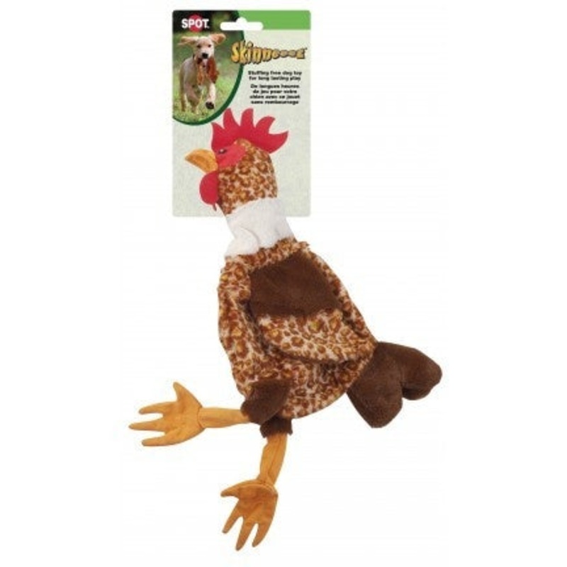 Ethical Pet SPOT Skinneeez Barnyard Chicken Dog Toy