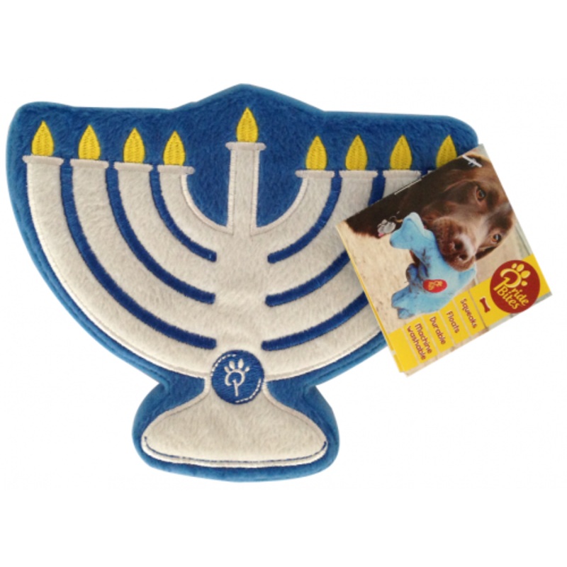 PrideBites Menorah Holiday Dog Toy