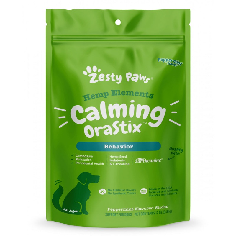 Zesty Paws Hemp Elements Orastix Calming Original Flavor