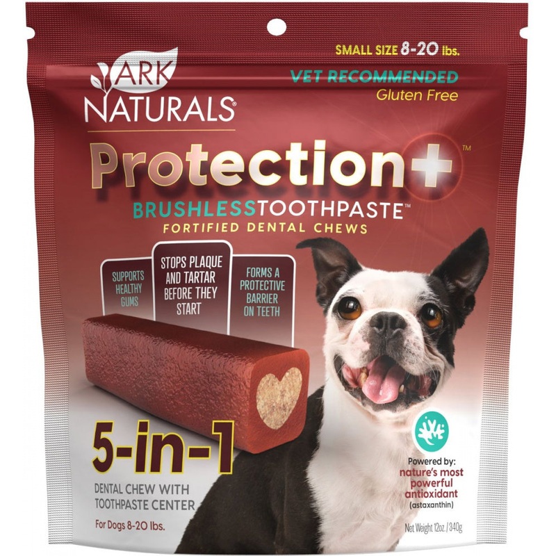Ark Naturals Protection  Brushless Toothpaste Dental Chews for Small Breed Dogs
