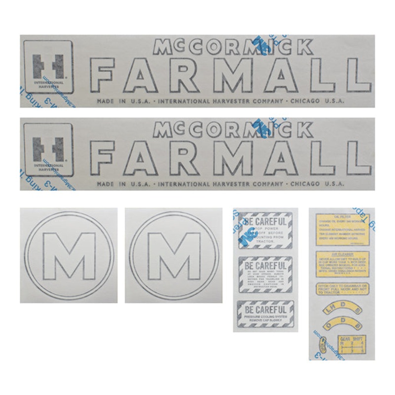 Decal Set for International / Farmall M 1945-1952 Vinyl – IH McCORMICK FARMALL