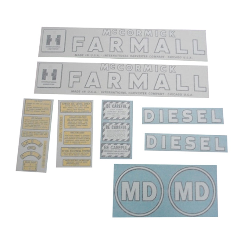 Decal Set for International / Farmall MD 1945-1952 Vinyl – IH McCORMICK FARMALL