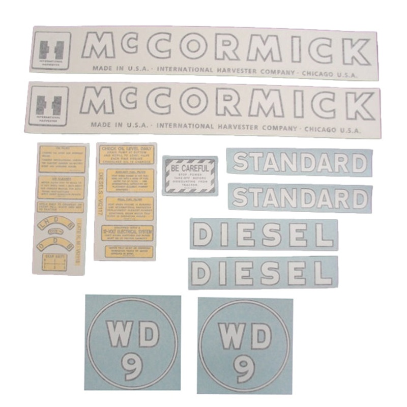 Decal Set for International / Farmall WD-9 1946-1952 Vinyl – IH McCORMICK