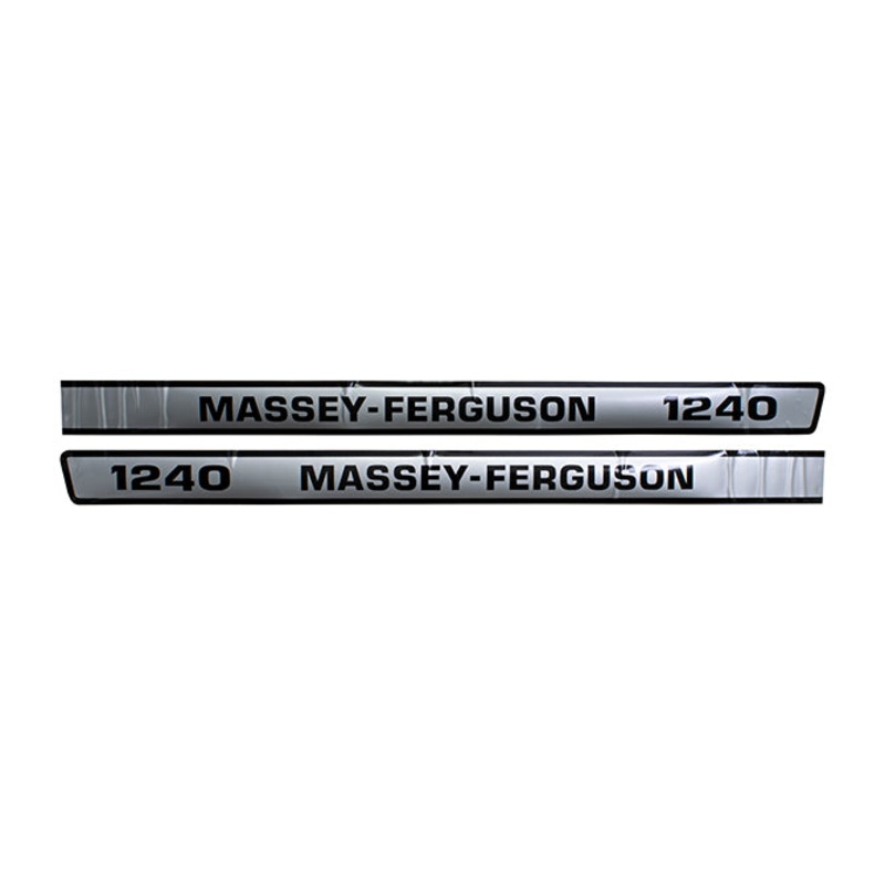 Decal Set for Massey Ferguson 1240 Mylar – Hood Only