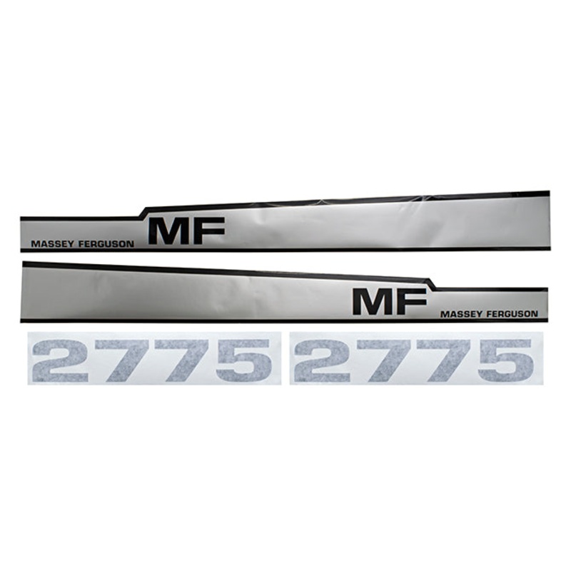 Decal Set for Massey Ferguson 2775 Mylar – Hood Only