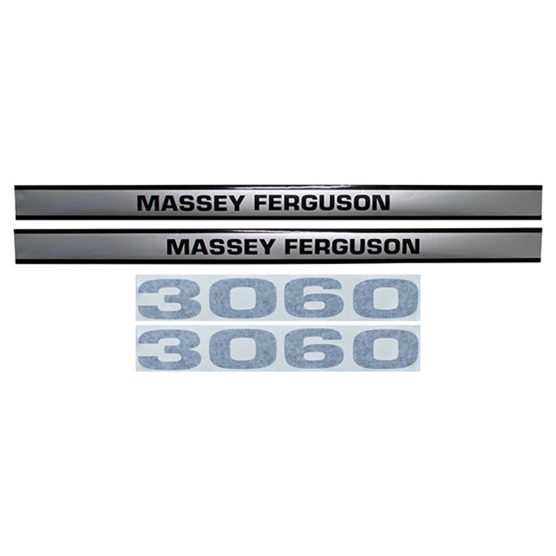 Decal Set for Massey Ferguson 3060 Mylar – Hood Only