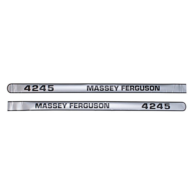 Decal Set for Massey Ferguson 4245 Mylar – Hood Only