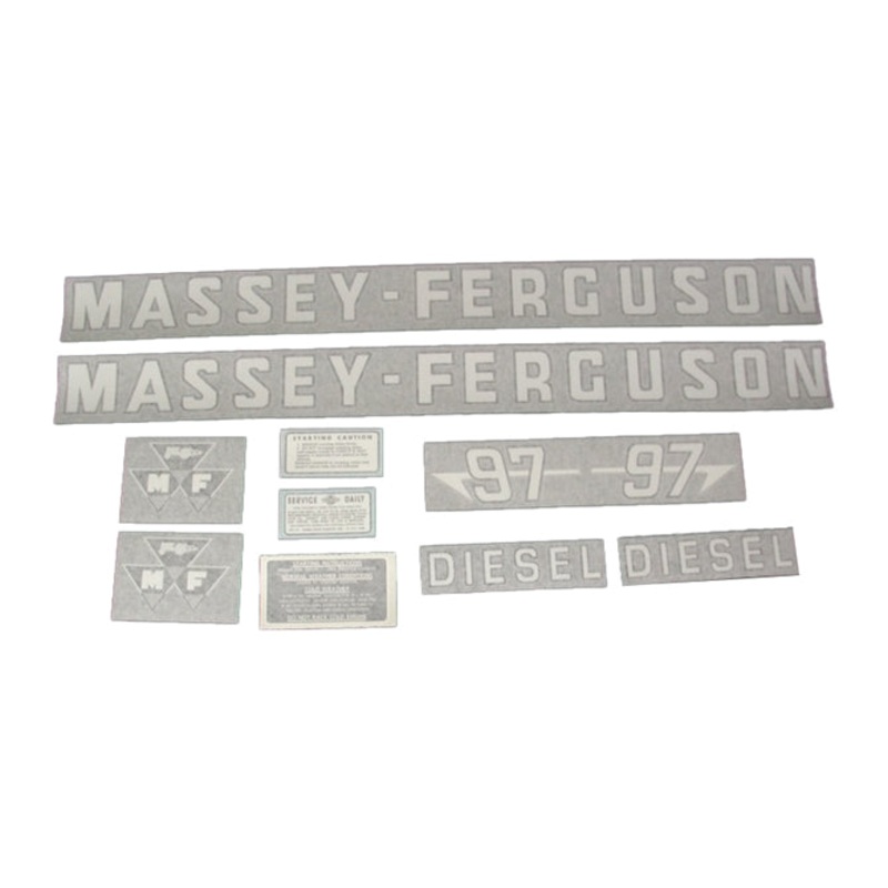 Decal Set for Massey Ferguson 97 Diesel Vinyl