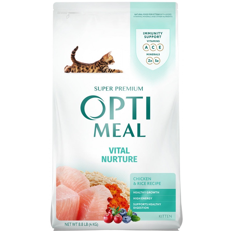 Optimeal Vital Nurture Kitten Chicken & Rice Recipe Dry Cat Food