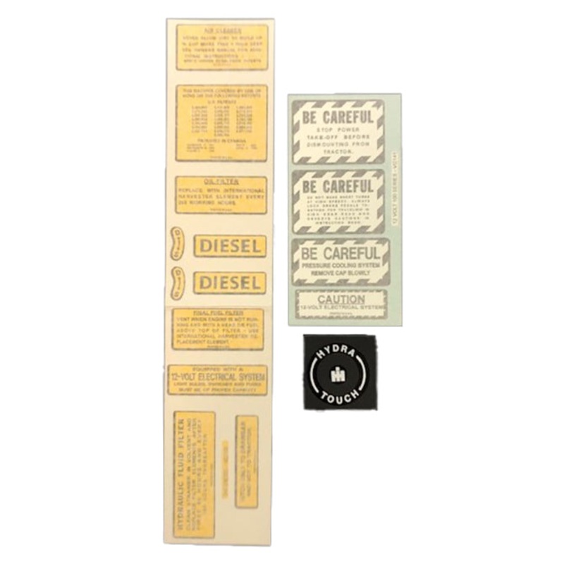 Chassis Decal Set for International / Farmall 340 Diesel Vinyl