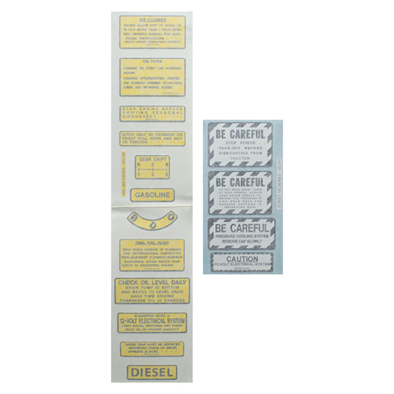 Chassis Decal Set for International / Farmall 400 Diesel Vinyl