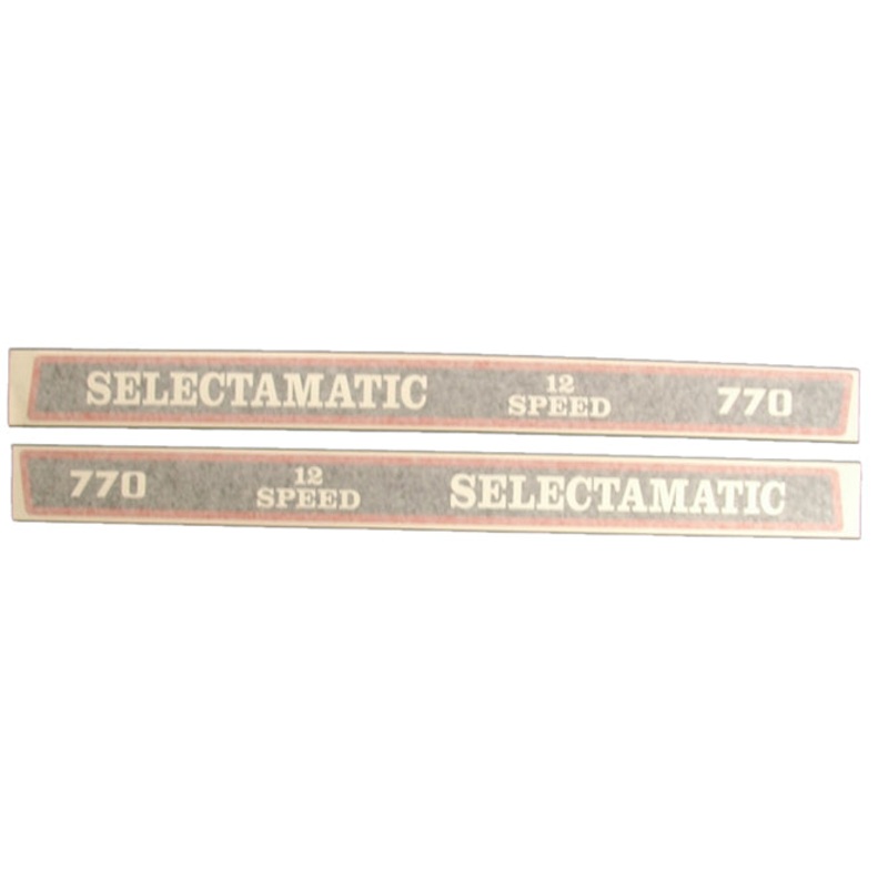 Decal Set for David Brown 770 Selectamatic Vinyl