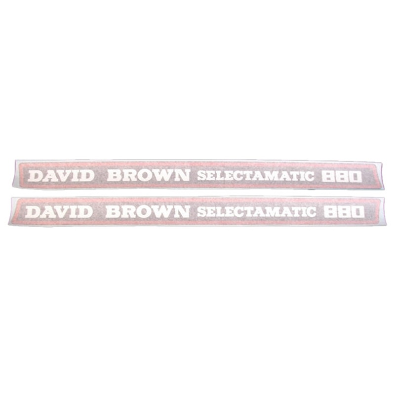 Decal Set for David Brown 880 Selectamatic Vinyl
