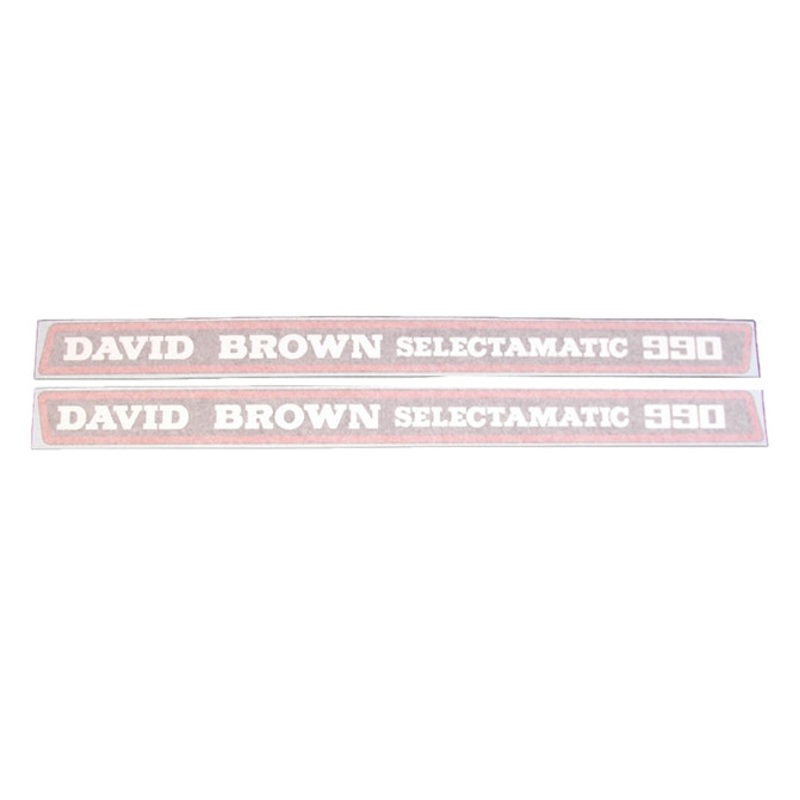 Decal Set for David Brown 990 Selectamatic Vinyl