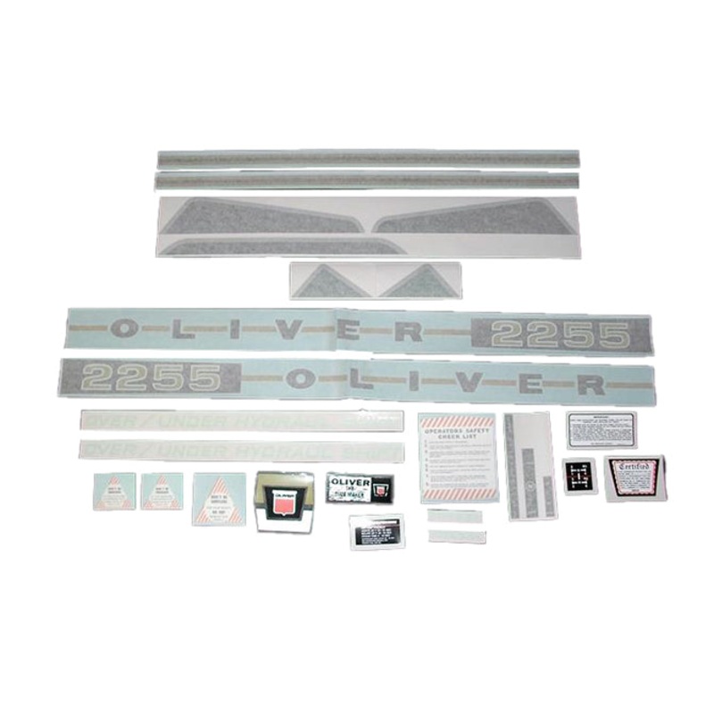 Decal Set for Oliver 2255 Diesel Vinyl
