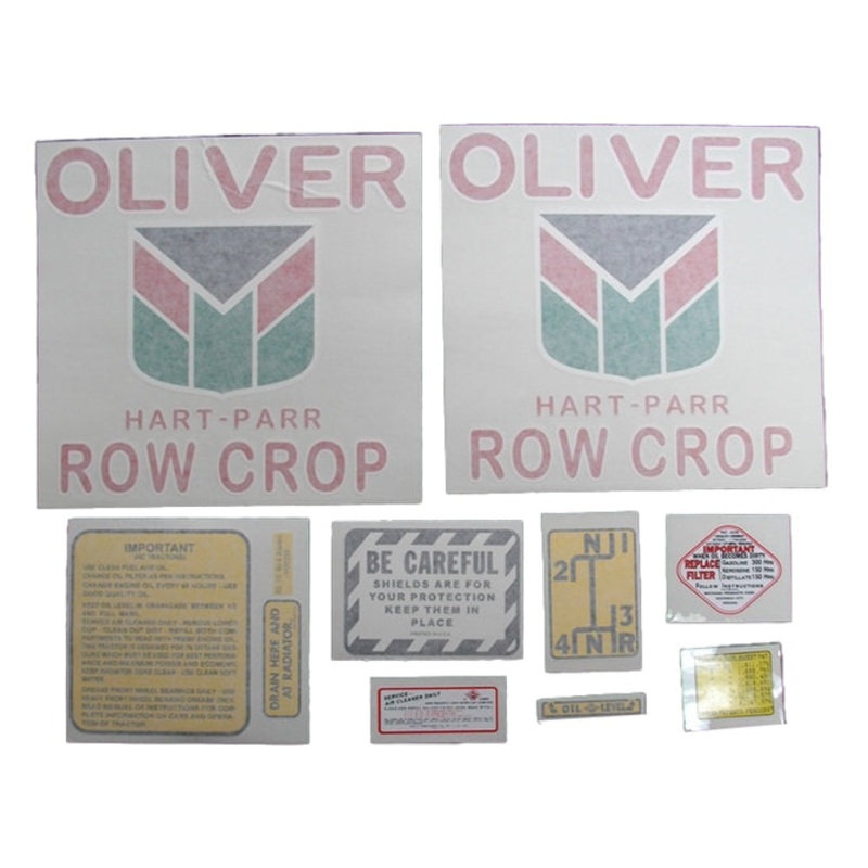 Decal Set for Oliver 70 Row Crop Oliver-Hart Parr Vinyl