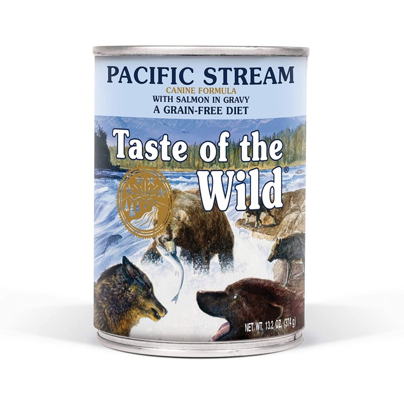 Taste of the Wild Pacific Stream Canine Recipe with Salmon in Gravy Canned Dog Food