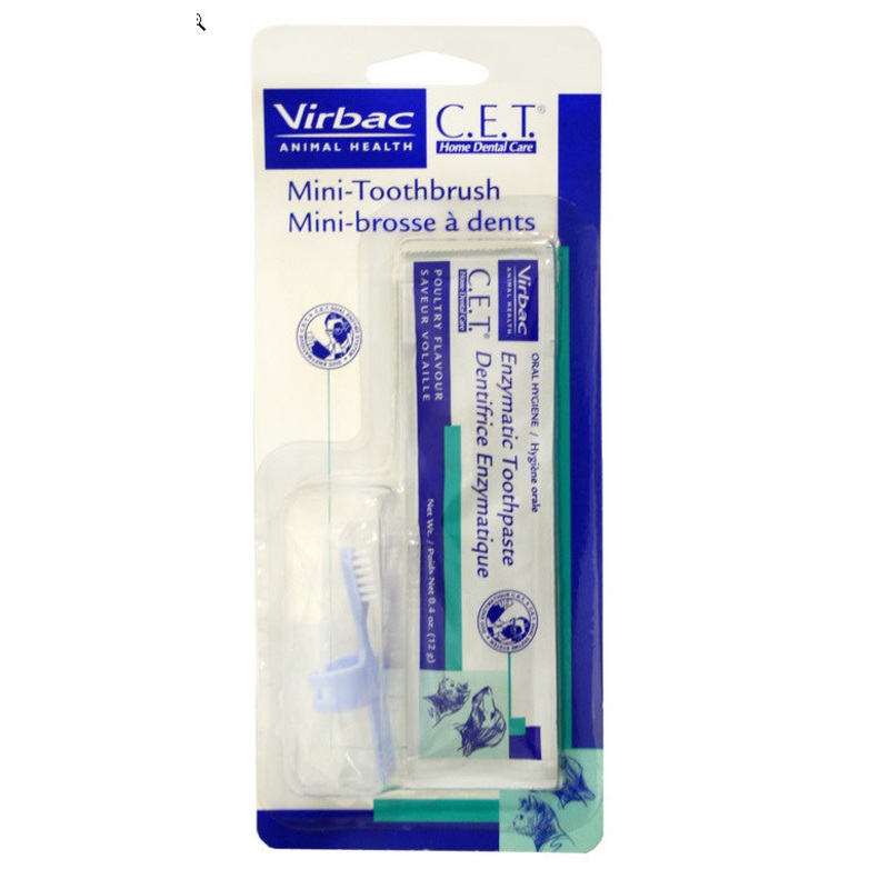 Virbac C.E.T. Mini Pet Toothbrush for Cats and Dogs