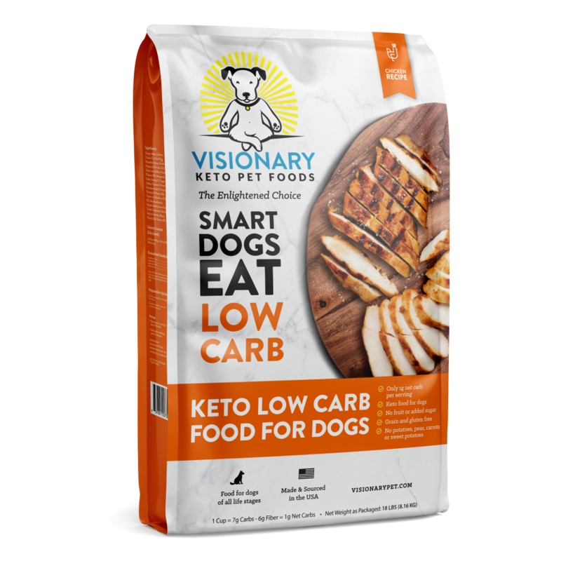 Visionary Pet Chicken Recipe Dry Low Carb Keto Food For Dogs