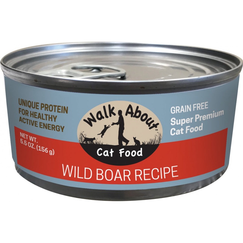 Walk About Grain Free Wild Boar Recipe Canned Cat Food