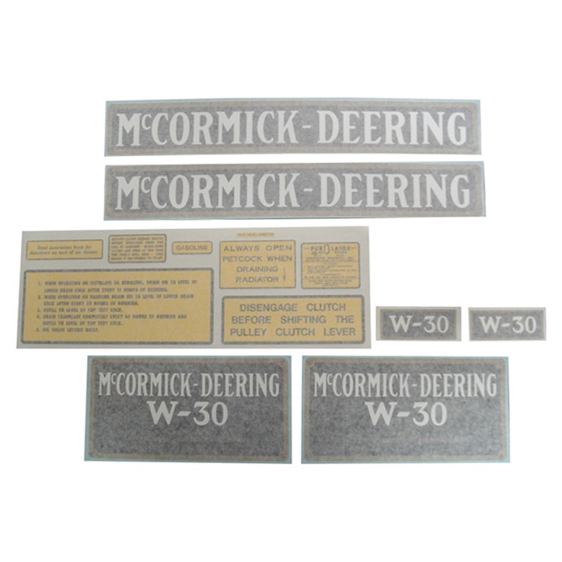 Decal Set for International / Farmall W-30 Vinyl
