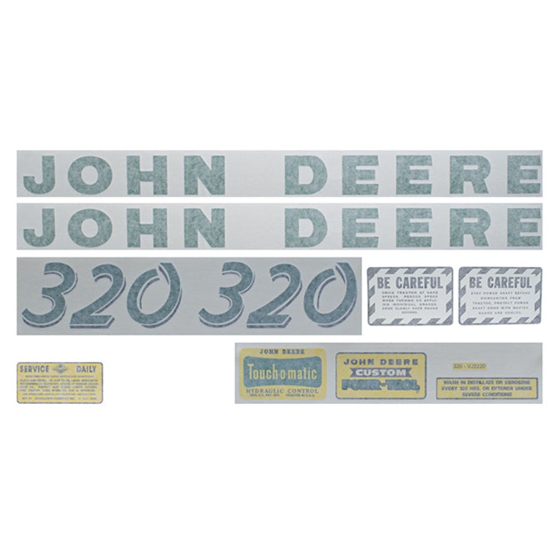 Decal Set for John Deere 320 Vinyl