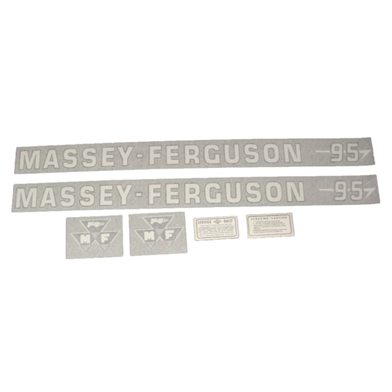 Decal Set for Massey Ferguson 95 Vinyl