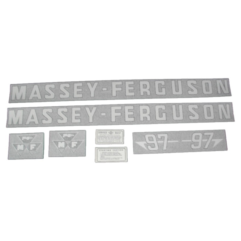 Decal Set for Massey Ferguson 97 Vinyl