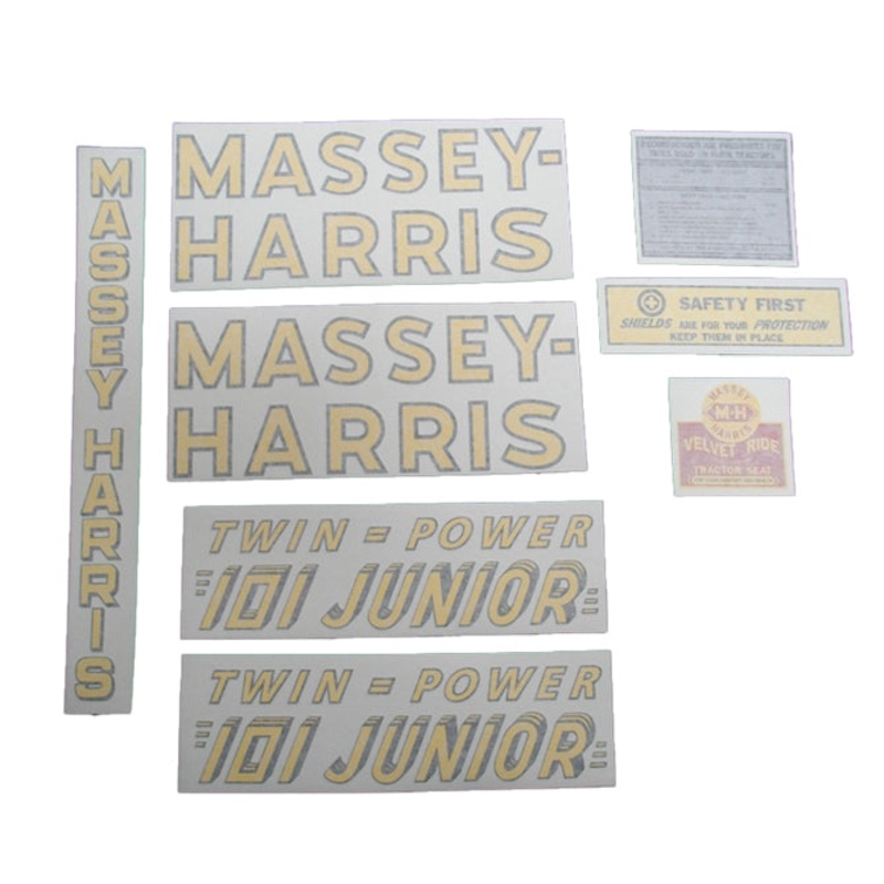 Decal Set for Massey Harris 101 Jr. Twin Power Vinyl