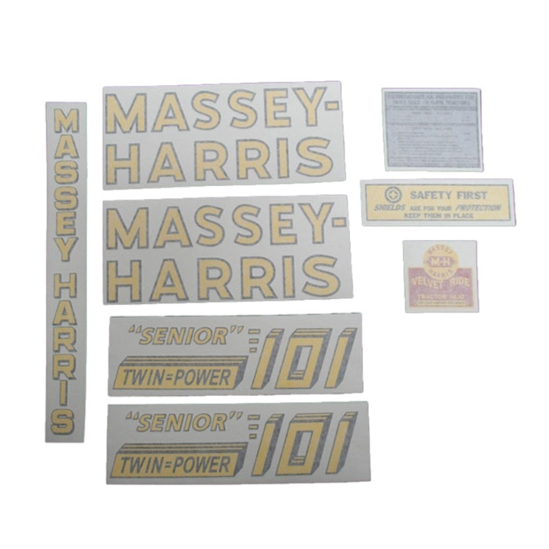 Decal Set for Massey Harris 101 Sr. Twin Power Vinyl