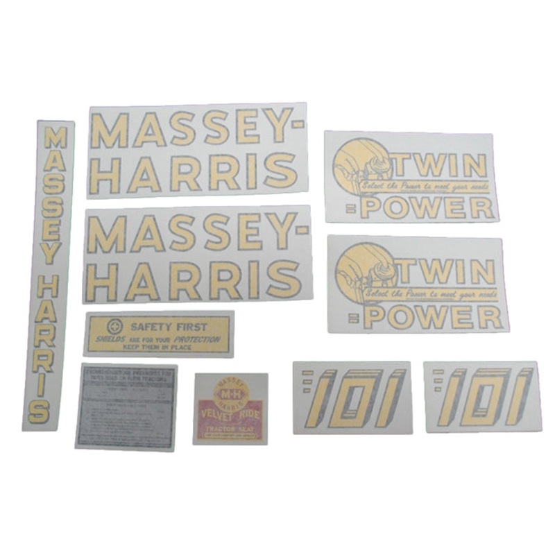 Decal Set for Massey Harris 101 Twin Power Vinyl
