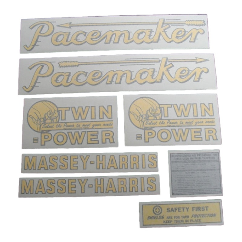 Decal Set for Massey Harris Pacemaker Vinyl