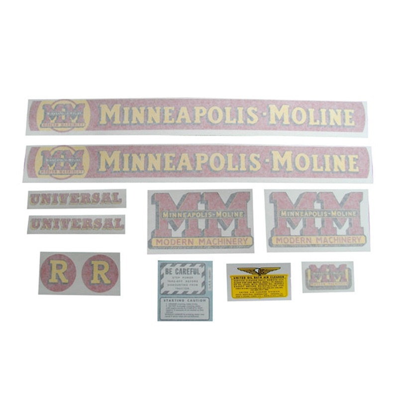 Decal Set for Minneapolis Moline R Vinyl