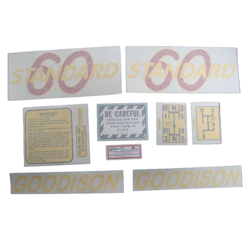 Decal Set for Oliver 60 Standard Goodison Vinyl