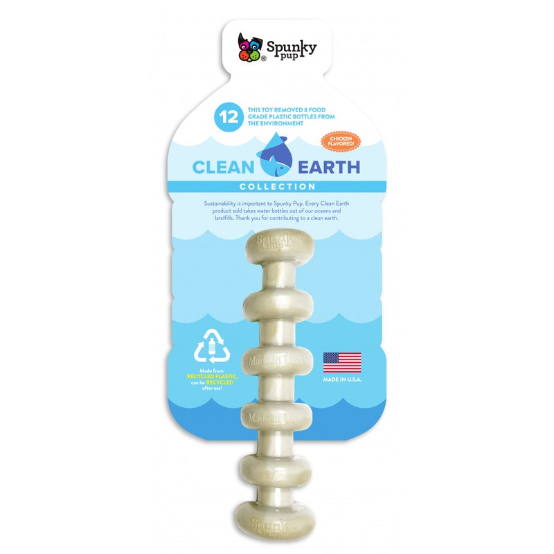 Spunky Pup Clean Earth Recycled Stick Dog Toy