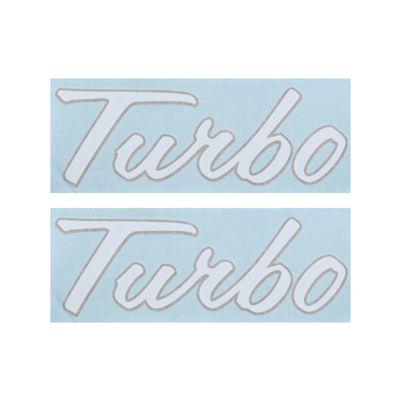 TURBO Decals for International / Farmall 1066 Vinyl – White & Gold HYDRO – of 2