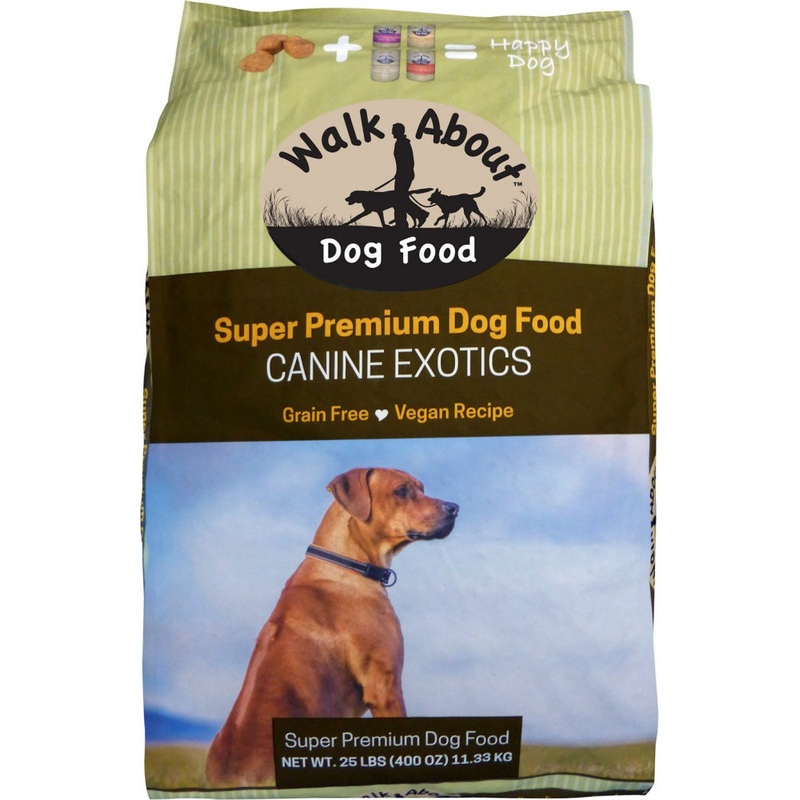 Walk About Grain Free Canine Exotics Vegan Recipe Dry Dog Food