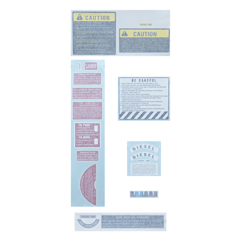 Chassis Decal Set for International / Farmall 1026 Vinyl