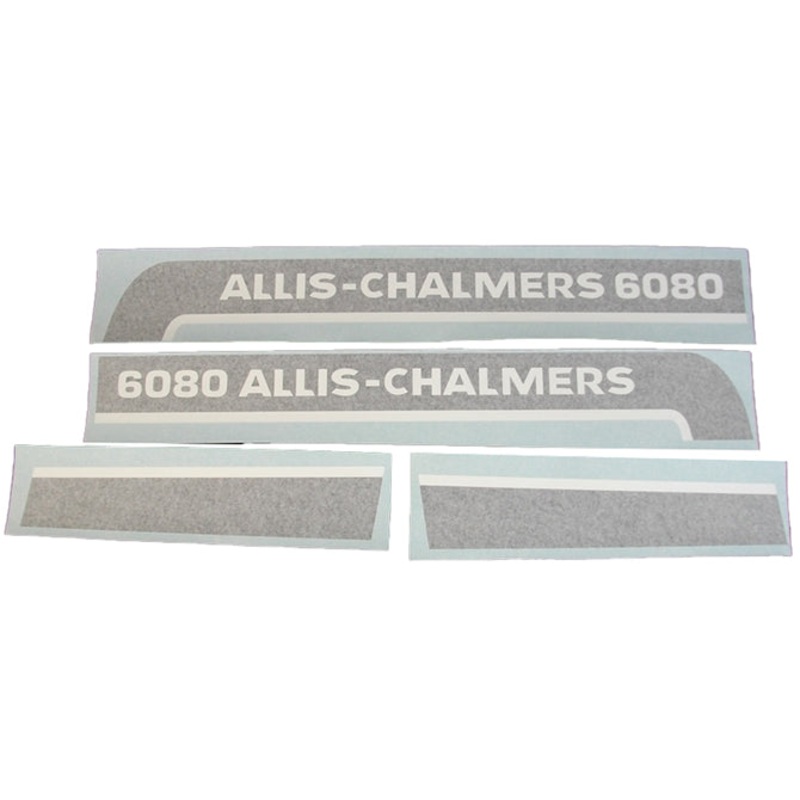 Decal Set for Allis Chalmers 6080 Vinyl