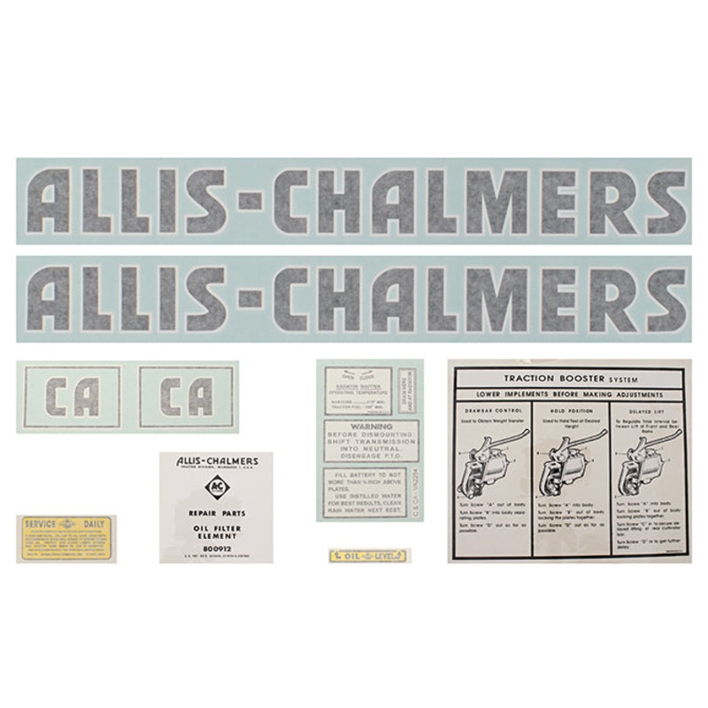 Decal Set for Allis Chalmers CA Vinyl