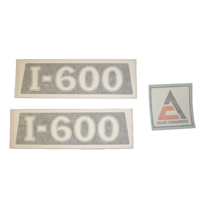 Decal Set for Allis Chalmers I-600 Vinyl – Model Numbers & Grill Logo Only