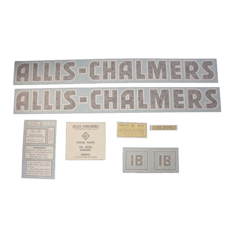 Decal Set for Allis Chalmers IB Vinyl