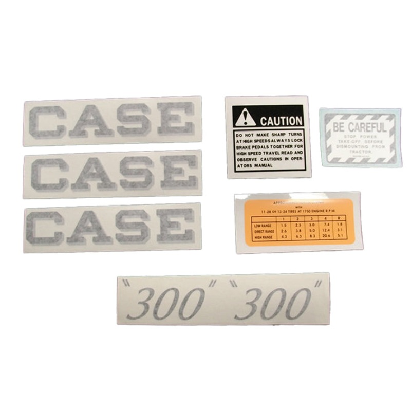 Decal Set for Case 300 Vinyl