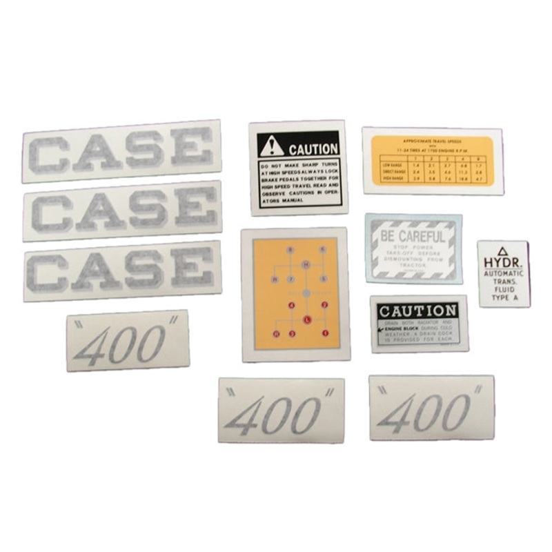 Decal Set for Case 400 Vinyl