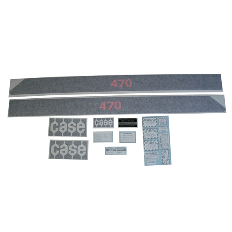 Decal Set for Case 470 Vinyl