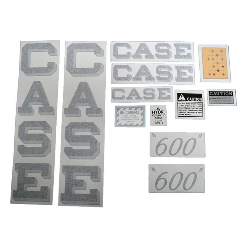 Decal Set for Case 600 Vinyl